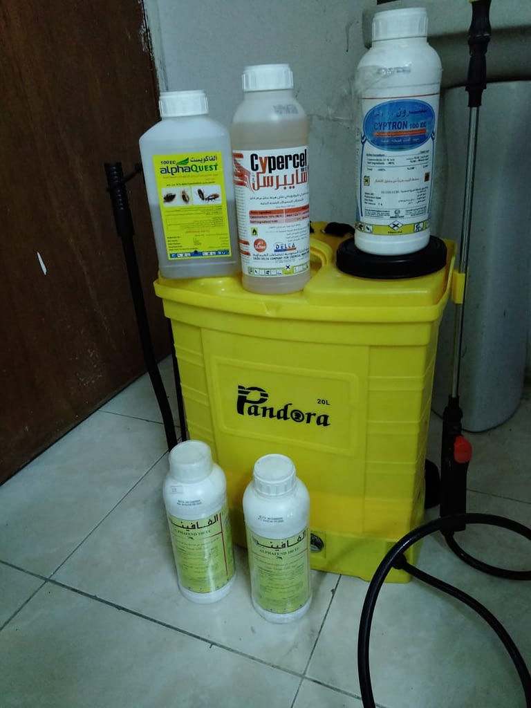 طرق مكافحة الحشرات